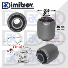 Тампон Ø 14 х Ø 35 х 44/36 mm